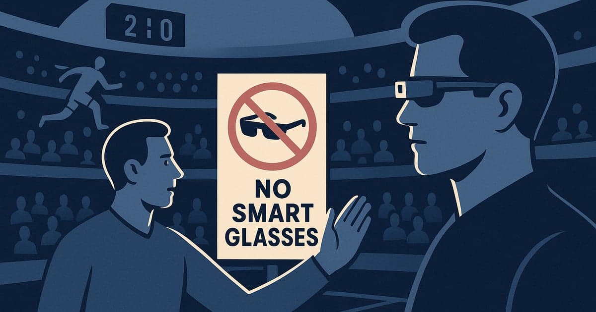 Professional Sports Are Banning Smart Glasses Over Betting Concerns