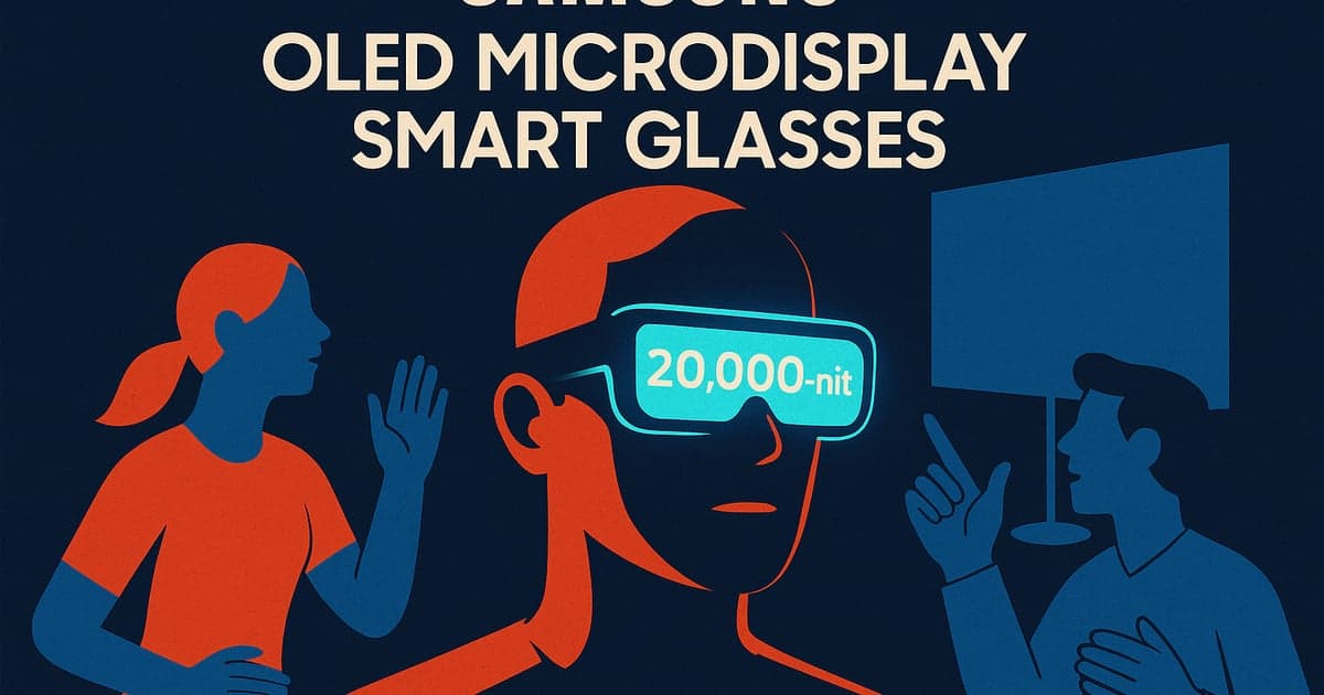 Samsung previewed a display, not AR glasses
