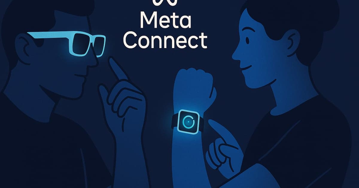 Meta is teasing glasses and a watch together