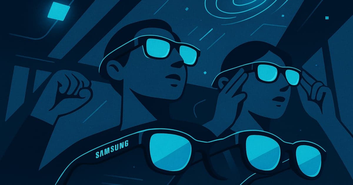 Samsung's smart glasses look almost exactly like Meta's. That's the point.