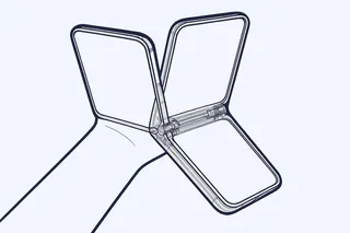 iPhone Duo's hinge shrugs off 32,000 folds, but the crease gets deeper
