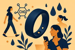 A prototype ring reads blood sugar from finger sweat