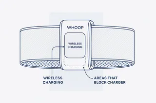 Whoop's $149 Meridian band blocks its own wireless charger