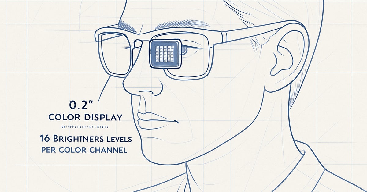 Samsung is speccing a screen for glasses it has not shipped