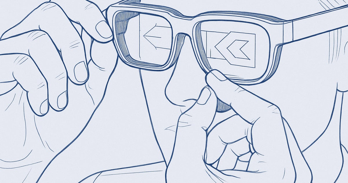 Samsung's second smart glasses put text on the lens
